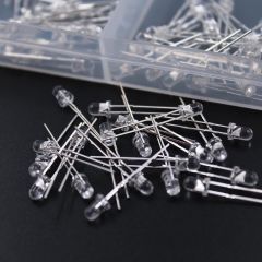 3 mm Led Paketi - Mavi Sarı Turuncu Yeşil Beyaz Kırmızı - 5 Adet Yeşil