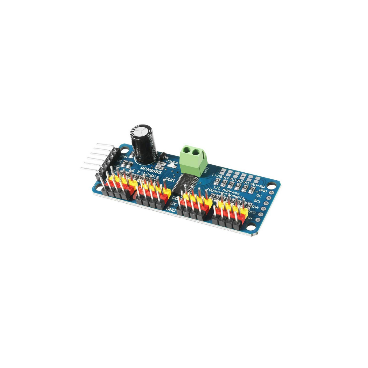 16 Kanal I2C PWM/Servo Sürücü Kartı (Klon) PCA9685