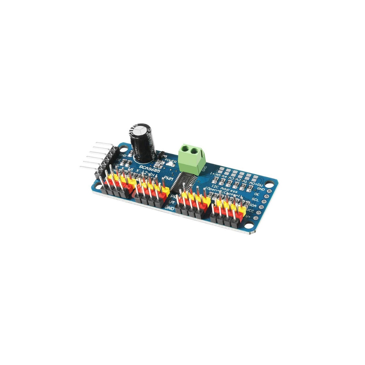 16 Kanal I2C PWM/Servo Sürücü Kartı (Klon) PCA9685