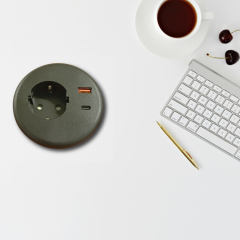 KMB-A008 USB A/USB C + Shucko Priz