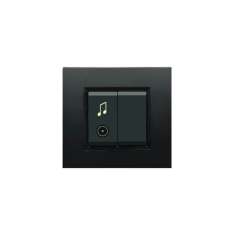 KMB-D003 Audio Duvar Tipi Ses Bağlantı Paneli