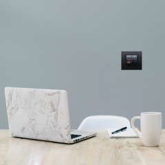 KMB-D005 USB Type A/A Duvar Tipi Şarj Telefon Şarj Ünitesi