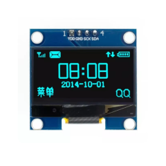 1.3 İnç LCD Ekran Modülü - 128x64 OLED, Mavi