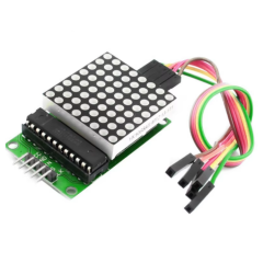 8x8 LED Dot Matrix Ekran Modülü - 5V Ortak Katot