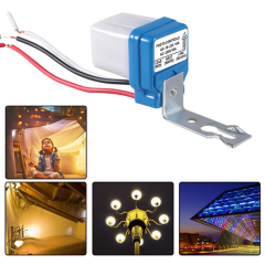 220V Fotosel Otomatik Işık Sensörü - Gece Sensörü