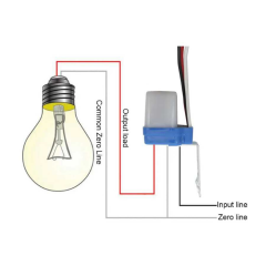12V DC/AC Otomatik Fotosel