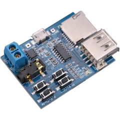 MP3 Decoder ve Güç Amplifikatör Modülü