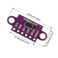 GY-VL53L0XV2 Lazer Sensör Modülü 940nm