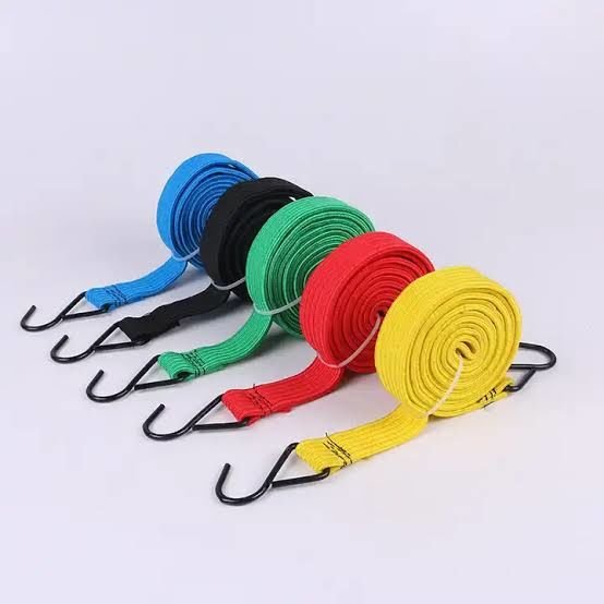 Bagaj Lastiği - 2 Adet - Çok Amaçlı - 1 Metre - 25mm Çok Renkli