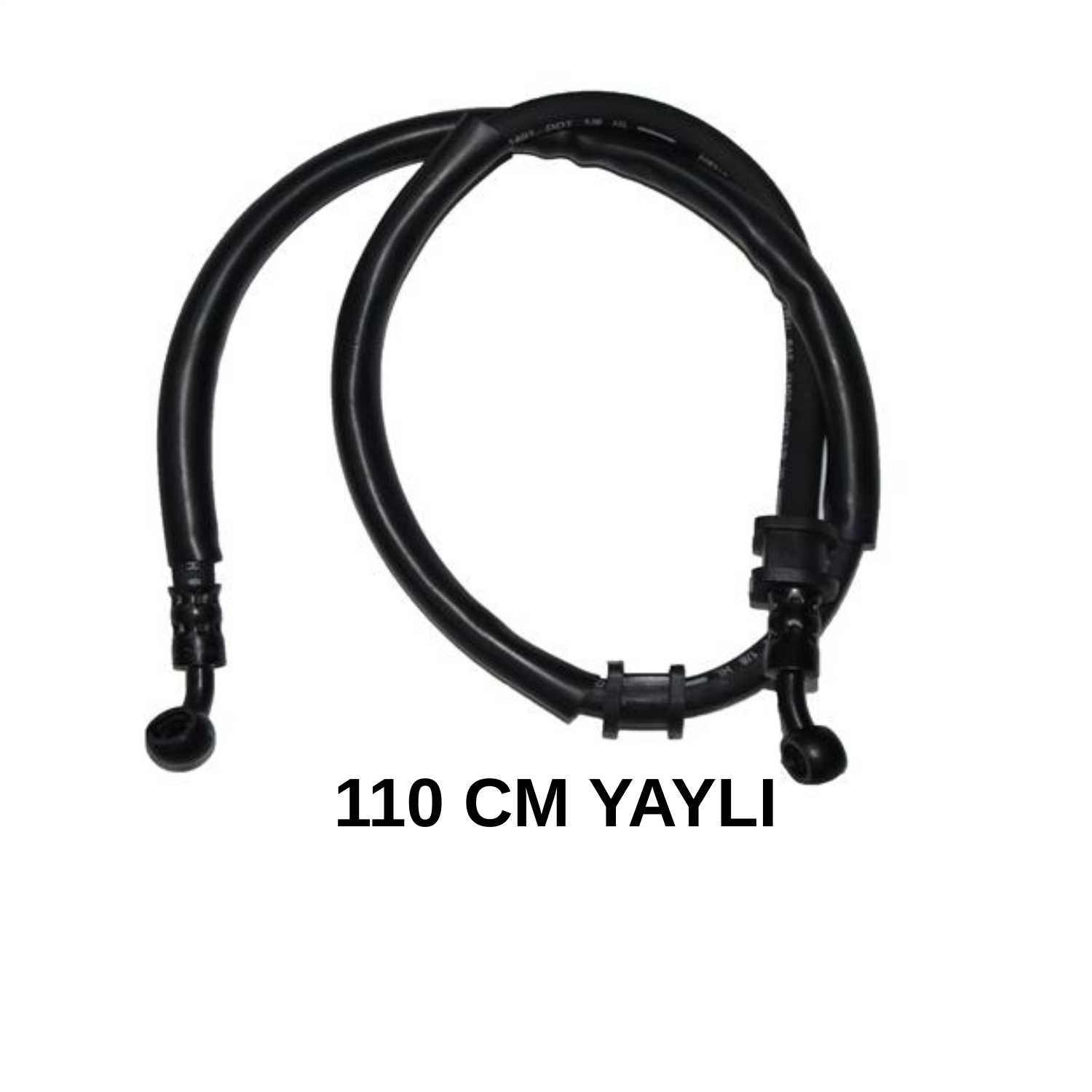 Motosiklet Hidrolik Fren Hortumu Yaylı 110CM