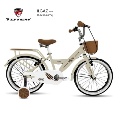 Totem Bisiklet 16 Jant  Ilgaz - BMX Çocuk Bisikleti  -V Fren - Çelik Kadro Krem