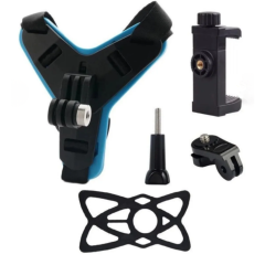 Kasklara Uyumlu Gopro Telefon Ve Aksiyon Kamera Tutucu Kask Çene Telefon Kamera Tutacağı