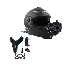 Kasklara Uyumlu Gopro Telefon Ve Aksiyon Kamera Tutucu Kask Çene Telefon Kamera Tutacağı