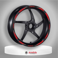 Jant Şeridi CF MOTO Uyumlu Kırmızı- 1 Set