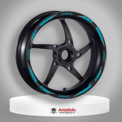 Jant Şeridi CF MOTO Uyumlu Mavi - 1 Set