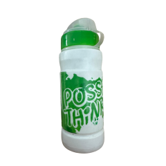 Bisiklet Suluğu 600ML -Beyaz - Yeşil