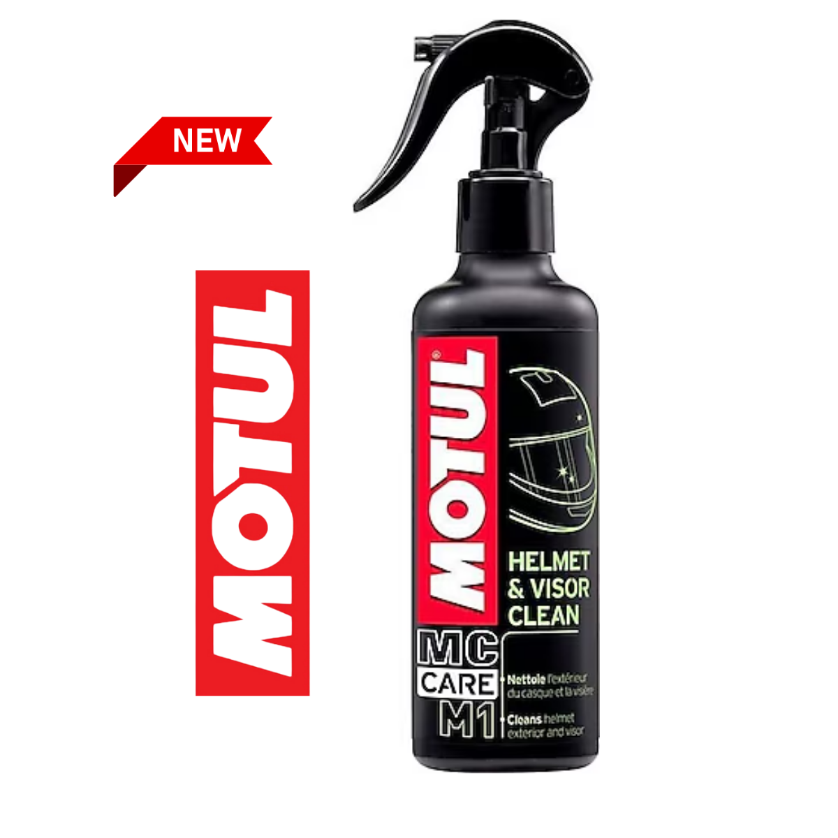 Motul M1 Helmet & Visor Kask Vizör Temizleyici Sprey 250 ML