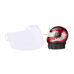 Çeneli - Boyunluklu Kask Camı