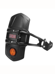 Motosiklet Arka Çamurluk Sıyırıcı Reflektörlü Kalın Demirli