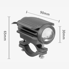 2 li Sis Farı Sarı + Beyaz Sabit - Çakarlı Mod + Düğme Videolu