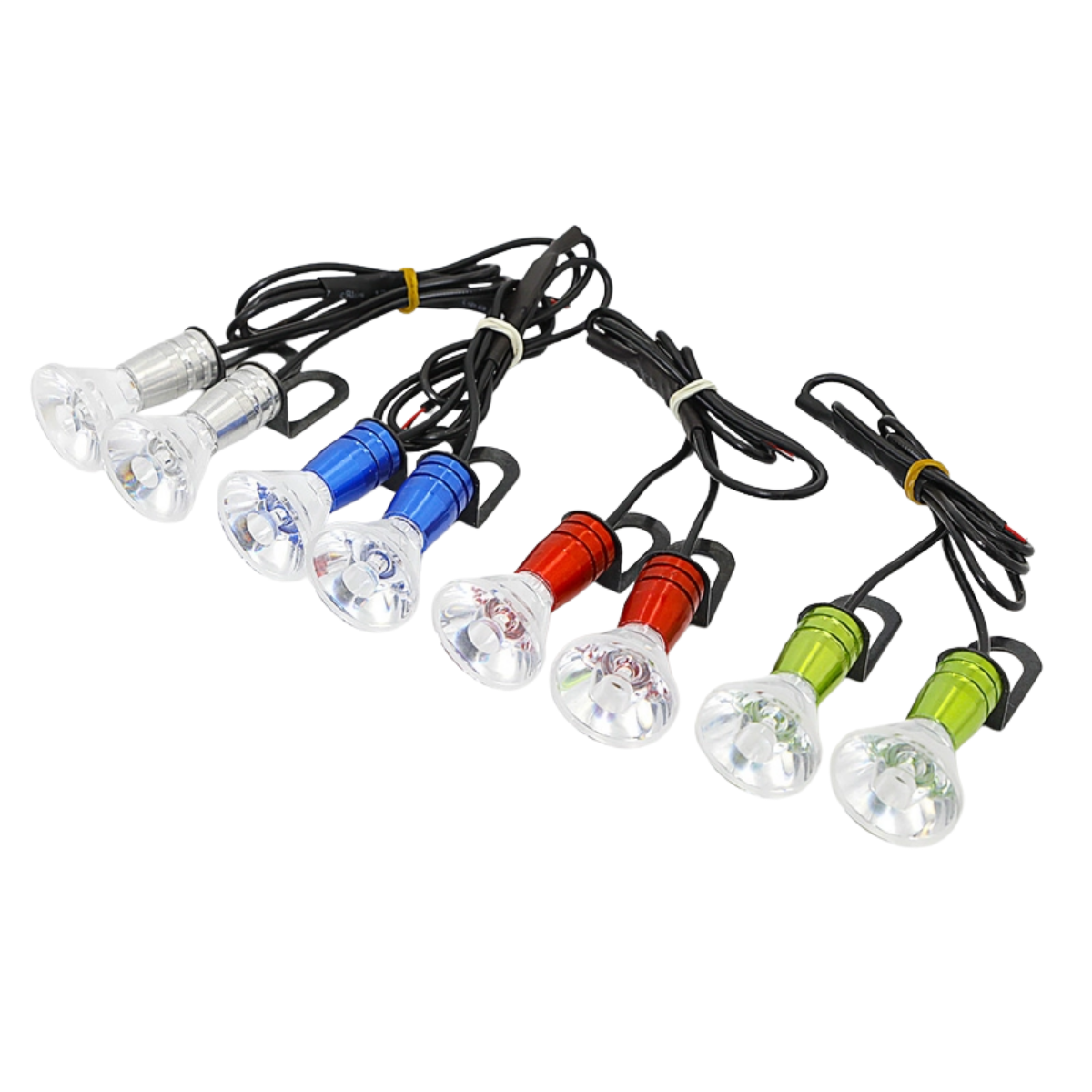 Motosiklet Çakarlı Kartal Gözü Led - MAVİ