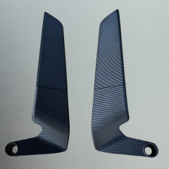 Üniversal H2 Gidon Bağlantılı Katlanır Ayna 8 / 10 mm Aynası Mavi