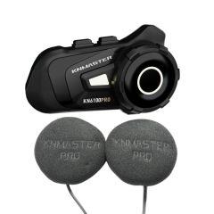 Knmaster KN6100 PRO Motosiklet Kask İnterkom Bluetooth Intercom Kulaklık Seti