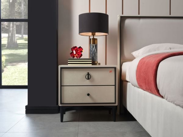 Vista Nightstand Cream