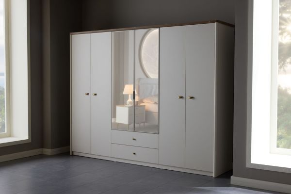 Lavita 6 Door Wardrobe