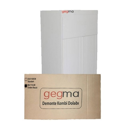 Gegma Kombi Dolabı Demonte 60x110x38 (Yandan Çıkışlı)