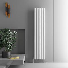 Elliptic Alüminyum Radyatör - Kumlu Beyaz 1800x315mm - 4 Dilim