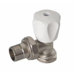 Kalde Köşe Radyatör Vanası 1/2'' Büyük Kafa PEX