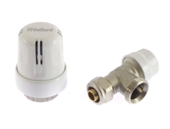 Vaillant 1/2 Termostatik PEX Köşe Rad. Vanası VAI-TP1