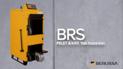 Berussa BRS-40 - 40.000 k/cal Manuel Katı Yakıtlı Kazan + Pompa ve Fan