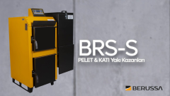 Berussa BRS-S 60 - 60.000 k/cal Stokerli Katı Yakıtlı Kazan + Pompa ve Fan