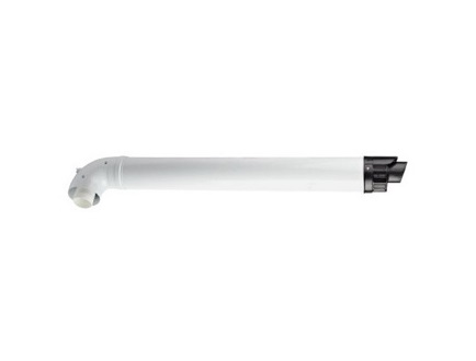 Eca Felis Yatay Hermetik Baca Kiti, L=670 mm, Ø80/125 mm - 50/65 kW için - AB55