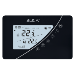 Eca Poly Touch 400 B Kablosuz Programlanabilir Dijital Oda Termostatı Siyah