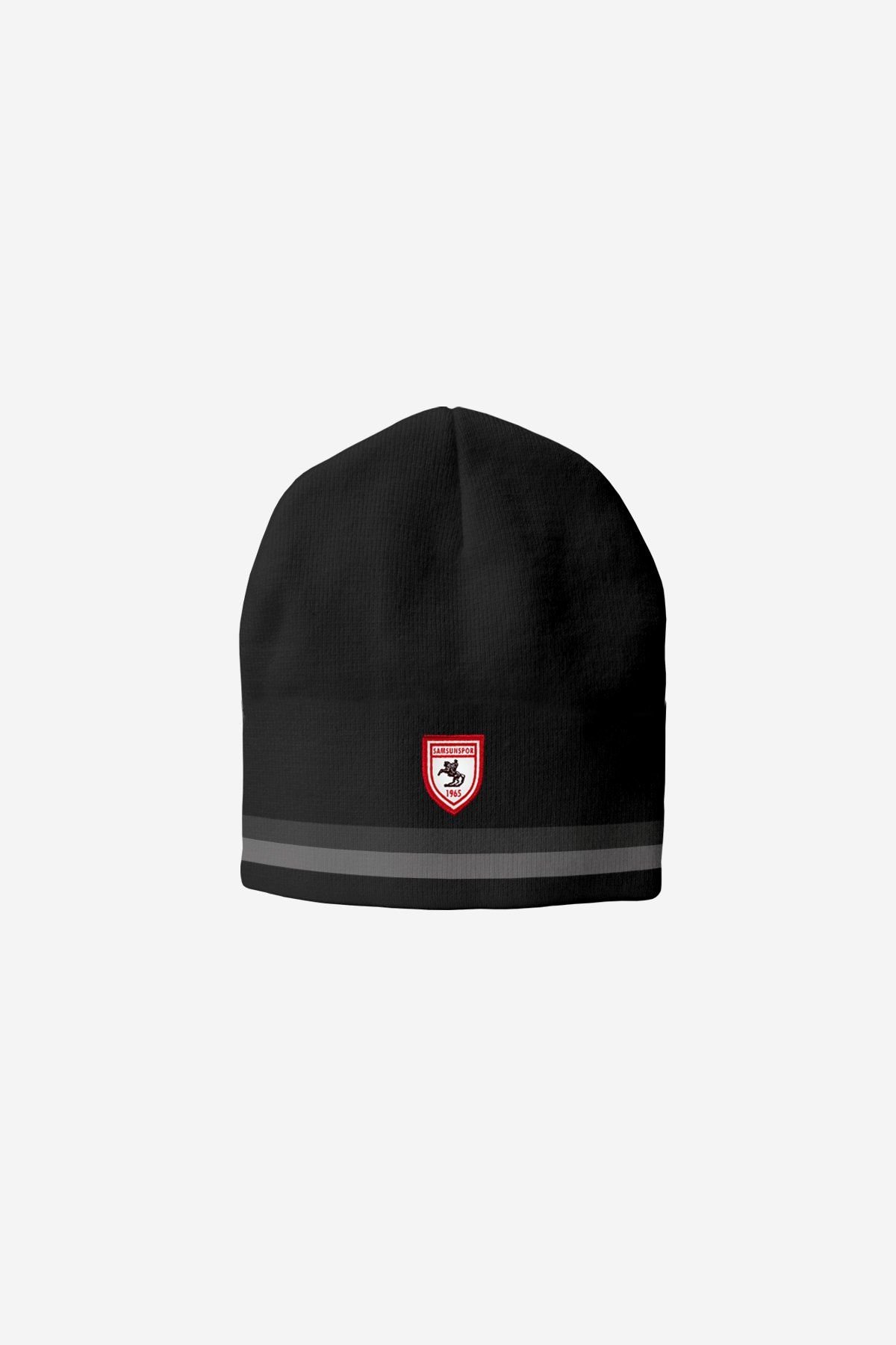 SiyahGri Çizgili Bere 1001