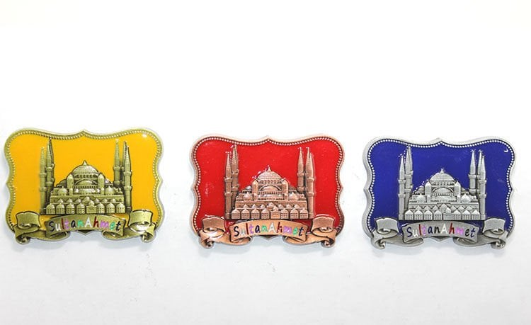 Yöresel Sultanahmet Magnet Kare Tasarım