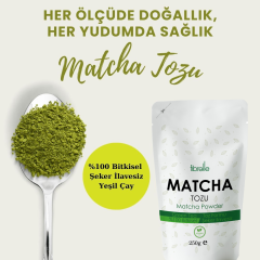 Fibrelle Matcha Saf - 250 g ( Doypak ) Aromasız