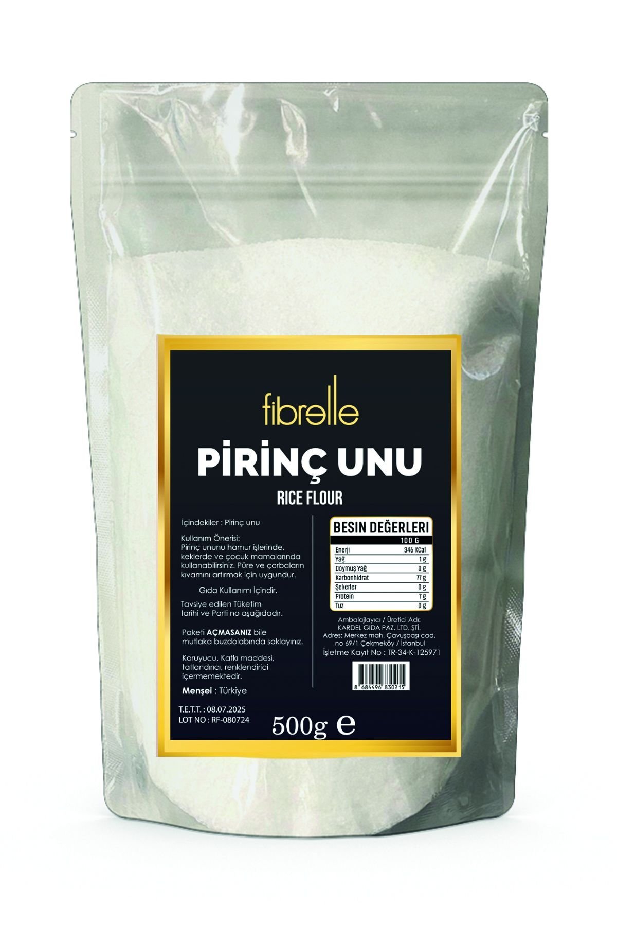 Fibrelle Pirinç Unu 500 g