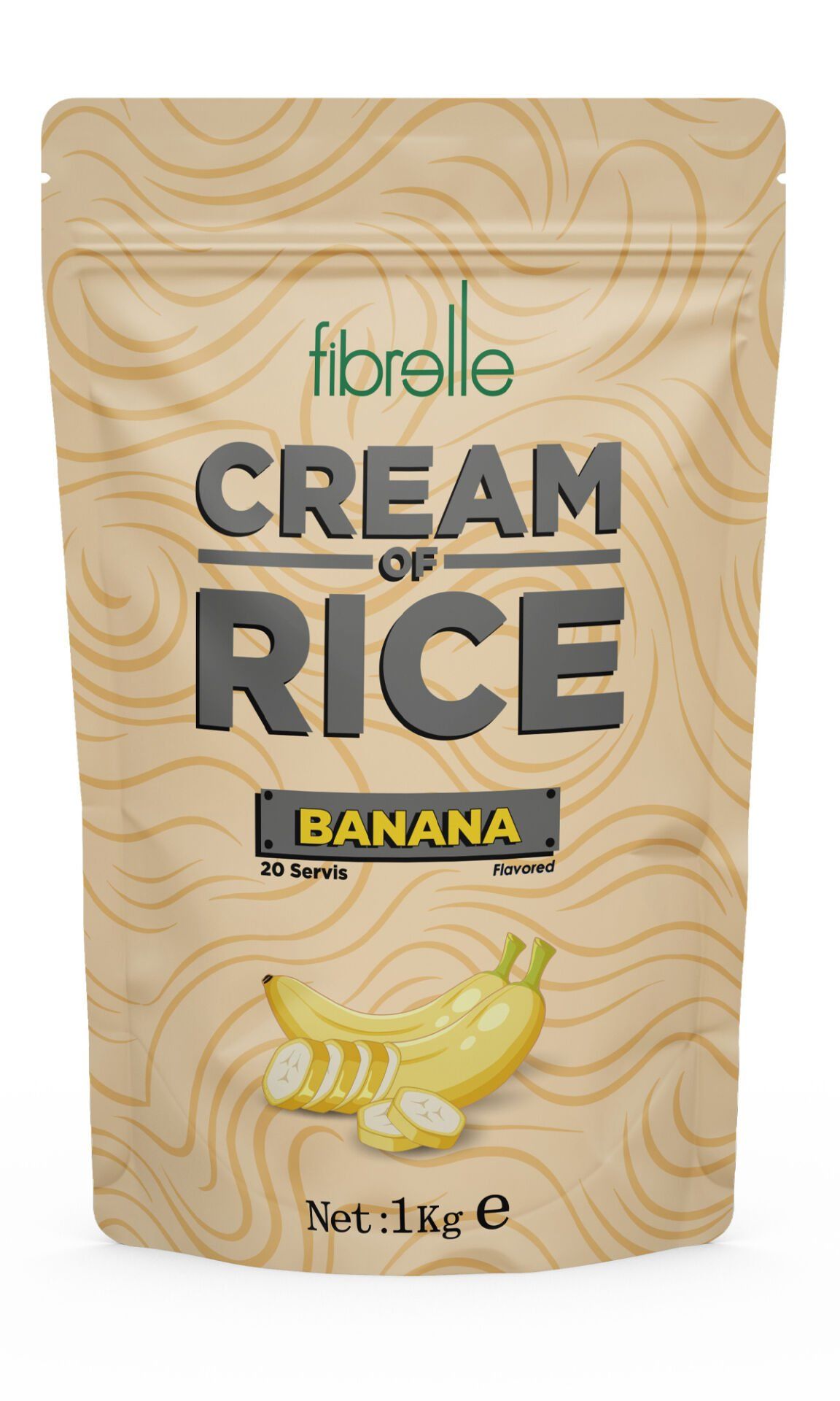 Fibrelle Cream Of Rice - Muz Aromalı - 1 Kg