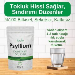 Fibrelle Psyllium ( Karnıyarık Otu Tozu ) 200 g