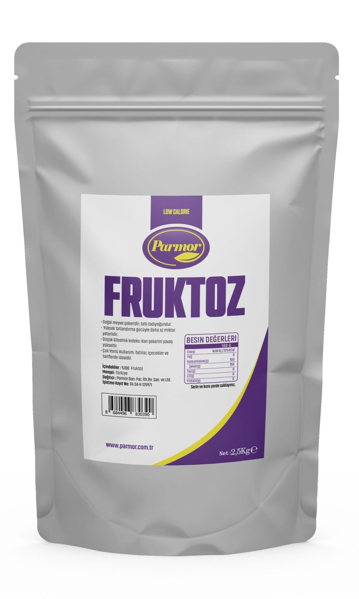 Parmor Fruktoz 2,5 Kg