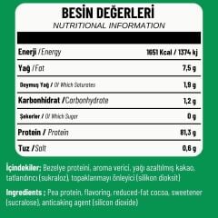 Fibrelle Bezelye Proteini Çikolata Aromalı 400 g