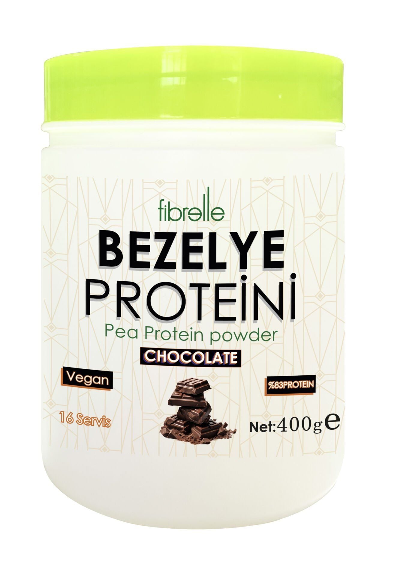 Fibrelle Bezelye Proteini Çikolata Aromalı 400 g