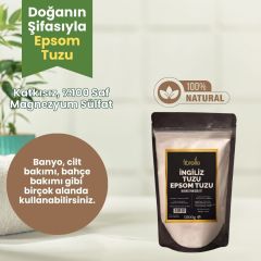 Fibrelle İngiliz Tuzu ( Epsom Tuzu ) Katkısız 1 Kg