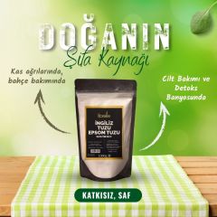 Fibrelle İngiliz Tuzu ( Epsom Tuzu ) Katkısız 1 Kg