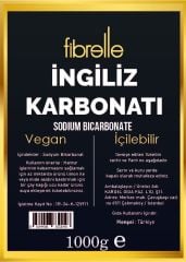 Fibrelle İngiliz Karbonatı Sodyum Bikarbonat 1 Kg