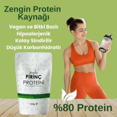 Fibrelle Pirinç Proteini Tozu 100 g